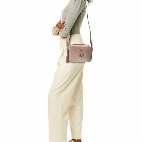 Valentino By Mario Valentino Babette Monogram Leather Crossbody
