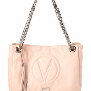 Valentino By Mario Valentino Verra Signature Leather Shoulder Bag ONE SIZE Pink