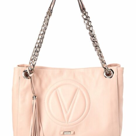 Valentino By Mario Valentino Verra Signature Leather Shoulder Bag ONE SIZE Pink