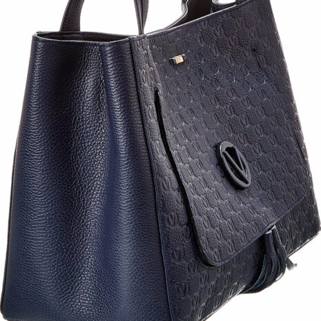 Valentino By Mario Valentino Ollie Dollaro Monogram Leather Tote