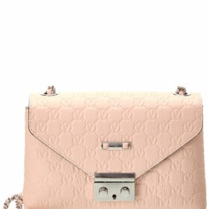 Valentino By Mario Valentino Isabelle Dollaro Monogram Leather Crossbody ONE SIZE Pink