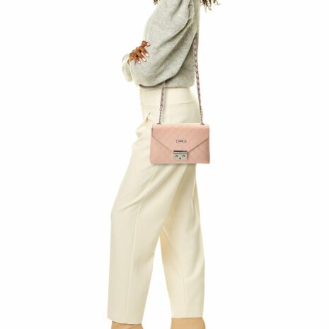Valentino By Mario Valentino Isabelle Dollaro Monogram Leather Crossbody