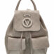Valentino By Mario Valentino Abraham Dollaro Monogram Leather Backpack ONE SIZE Grey Multi