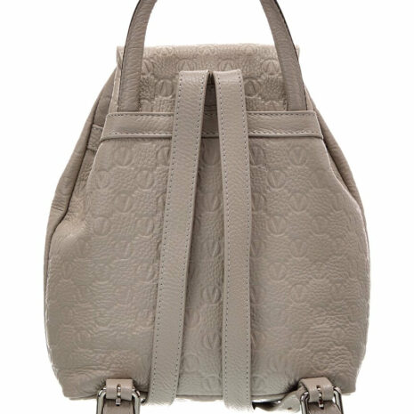 Valentino By Mario Valentino Abraham Dollaro Monogram Leather Backpack