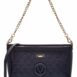 Valentino By Mario Valentino Celia Dollaro Monogram Leather Satchel ONE SIZE Blue