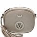 Valentino By Mario Valentino Nina Dollaro Monogram Leather Crossbody ONE SIZE Grey Multi