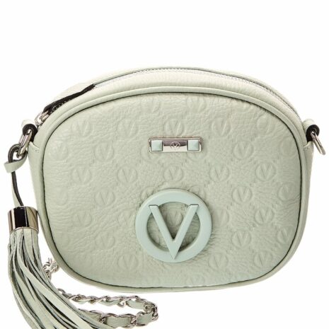 Valentino By Mario Valentino Nina Dollaro Monogram Leather Crossbody ONE SIZE Green
