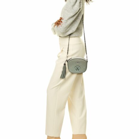 Valentino By Mario Valentino Nina Dollaro Monogram Leather Crossbody