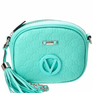 Valentino By Mario Valentino Nina Dollaro Monogram Leather Crossbody ONE SIZE Green