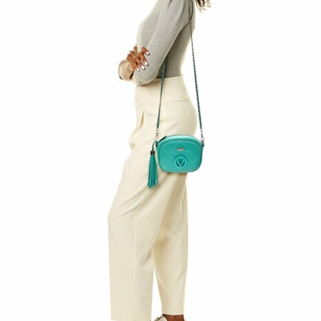 Valentino By Mario Valentino Nina Dollaro Monogram Leather Crossbody