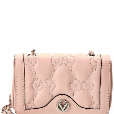 Valentino By Mario Valentino Lady Monogram Leather Shoulder Bag ONE SIZE Pink