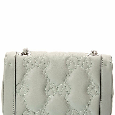 Valentino By Mario Valentino Lady Monogram Leather Shoulder Bag