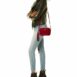 Valentino By Mario Valentino Amel Monogram Leather Crossbody