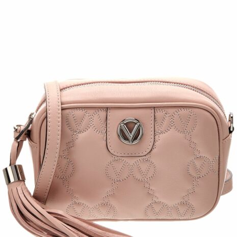Valentino By Mario Valentino Amel Monogram Leather Crossbody ONE SIZE Pink