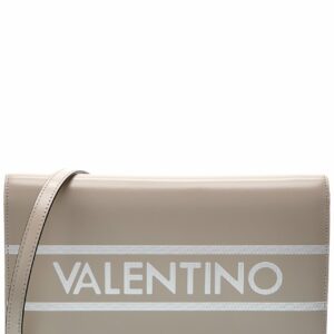Valentino By Mario Valentino Lena Lavoro Leather Shoulder Bag ONE SIZE Grey Multi