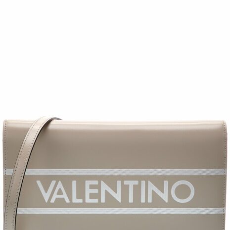 Valentino By Mario Valentino Lena Lavoro Leather Shoulder Bag ONE SIZE Grey Multi