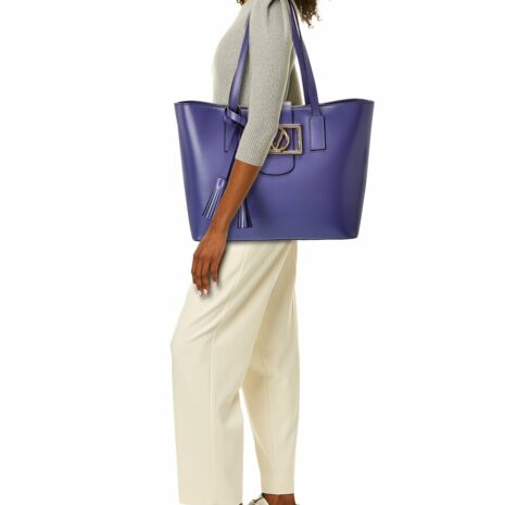 Valentino By Mario Valentino Marion Super V Leather Tote
