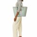 Valentino By Mario Valentino Marion Super V Leather Tote