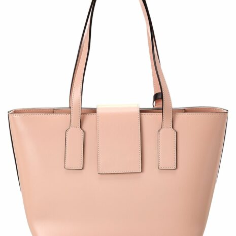 Valentino By Mario Valentino Delphine Super V Leather Tote