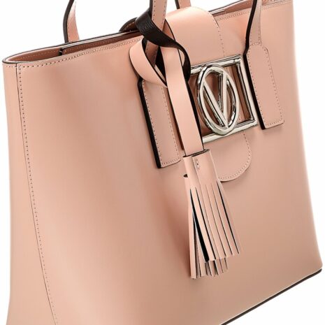 Valentino By Mario Valentino Delphine Super V Leather Tote