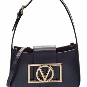 Valentino By Mario Valentino Kai Super V Leather Crossbody ONE SIZE Blue
