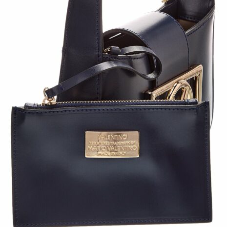 Valentino By Mario Valentino Kai Super V Leather Crossbody