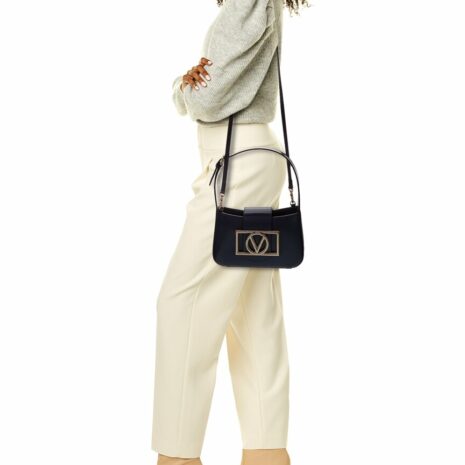 Valentino By Mario Valentino Kai Super V Leather Crossbody