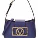 Valentino By Mario Valentino Kai Super V Leather Crossbody ONE SIZE Blue