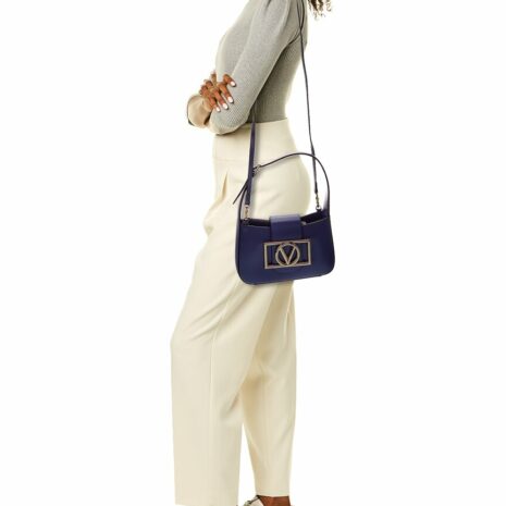 Valentino By Mario Valentino Kai Super V Leather Crossbody
