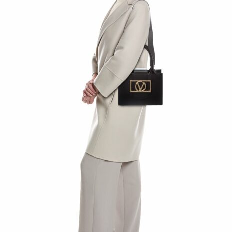 Valentino By Mario Valentino Aimee Super V Leather Tote