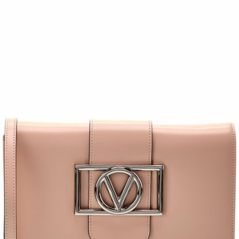 Valentino By Mario Valentino Cady Super V Leather Shoulder Bag ONE SIZE Pink