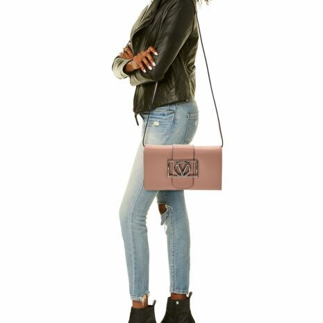 Valentino By Mario Valentino Cady Super V Leather Shoulder Bag