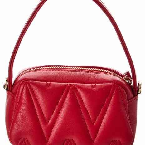 Valentino By Mario Valentino Tinette Diamond Leather Shoulder Bag