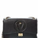 Valentino By Mario Valentino Posh Signature Leather Shoulder Bag ONE SIZE Black