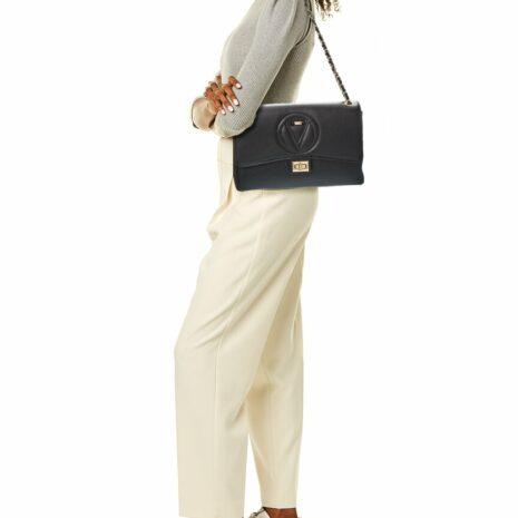 Valentino By Mario Valentino Posh Signature Leather Shoulder Bag