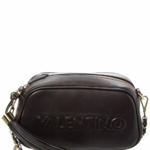 Valentino By Mario Valentino Bella Embossed Leather Crossbody ONE SIZE Black