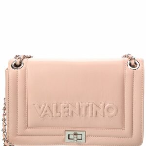 Valentino By Mario Valentino Alice Embossed Leather Shoulder Bag ONE SIZE Pink
