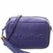Valentino By Mario Valentino Mia Embossed Leather Crossbody ONE SIZE Blue
