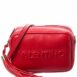 Valentino By Mario Valentino Mia Embossed Leather Crossbody ONE SIZE Red