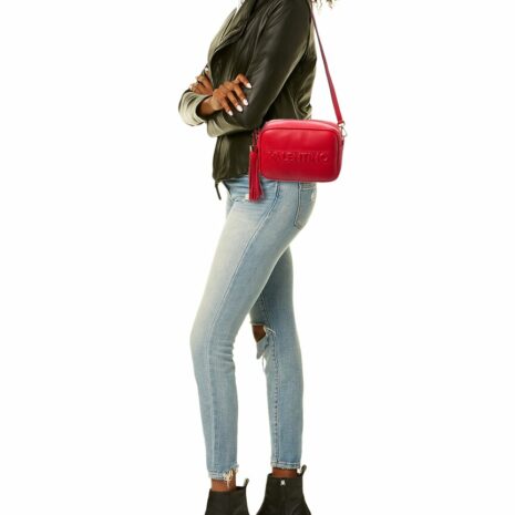 Valentino By Mario Valentino Mia Embossed Leather Crossbody