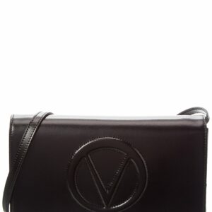 Valentino By Mario Valentino Lena Broderie Leather Crossbody ONE SIZE Black