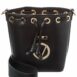 Valentino By Mario Valentino Jules Bonbonniere Leather Bucket Bag ONE SIZE Black