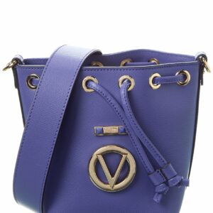 Valentino By Mario Valentino Jules Bonbonniere Leather Bucket Bag ONE SIZE Blue