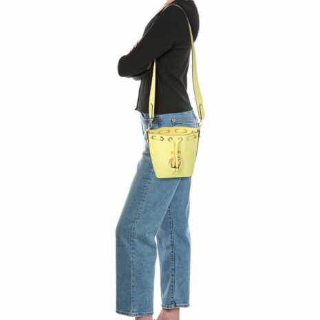 Valentino By Mario Valentino Jules Bonbonniere Leather Bucket Bag
