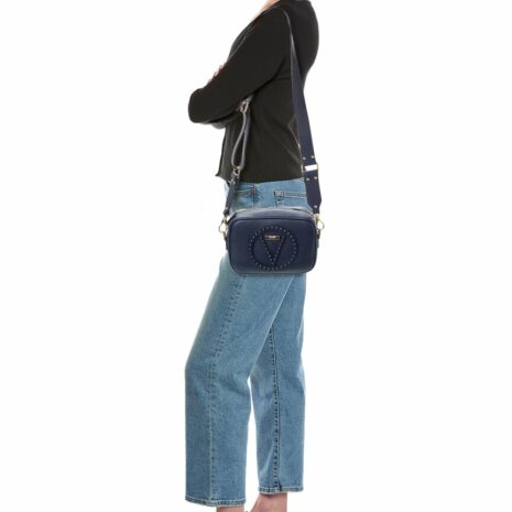 Valentino By Mario Valentino Mia Rock Leather Crossbody