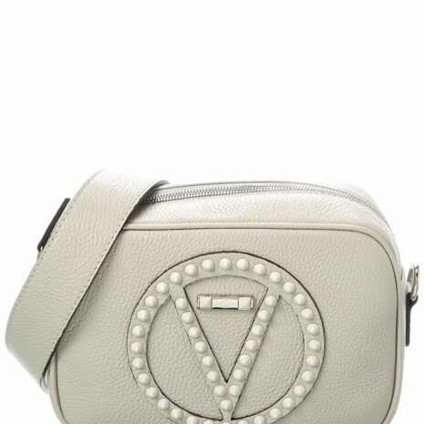 Valentino By Mario Valentino Mia Rock Leather Crossbody ONE SIZE Grey Multi
