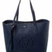 Valentino By Mario Valentino Soho Rock Leather Tote ONE SIZE Blue