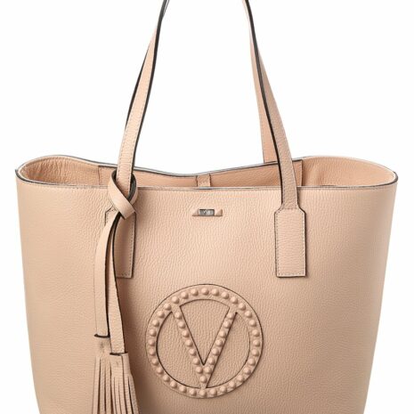 Valentino By Mario Valentino Soho Rock Leather Tote ONE SIZE Pink