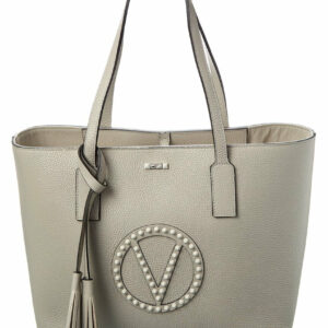 Valentino By Mario Valentino Soho Rock Leather Tote ONE SIZE Grey Multi