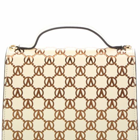 Valentino By Mario Valentino Titti Monogram Leather Satchel